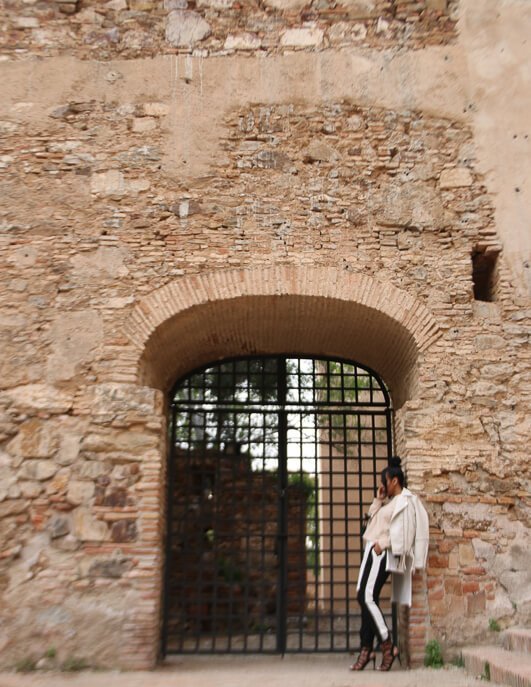Castillo de Gibralfaro ,Malaga Spain